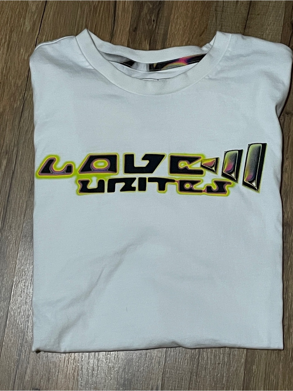 adidas x Pabllo Vittar Love Unites Pride Graphic Tee White Men’s Loose fit, sz L